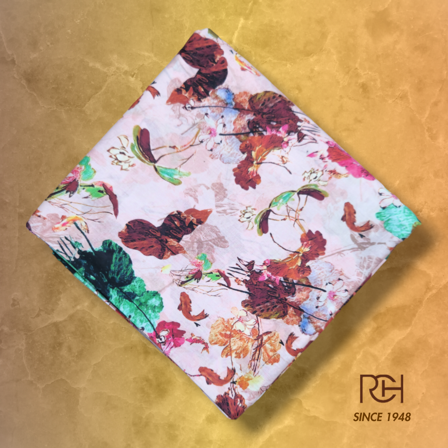 2 PIECE GUL-E-FIRDOUS LAWN ALL-OVER DESIGN