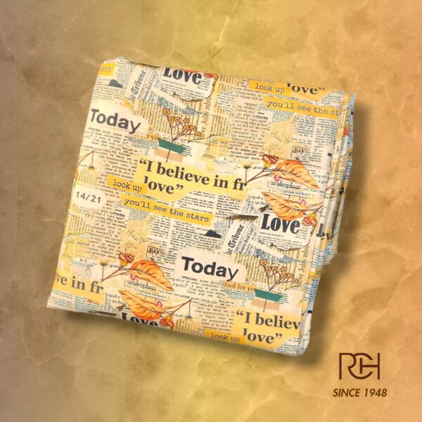 2 Piece Lawn News-Paper Print (Full Suit)